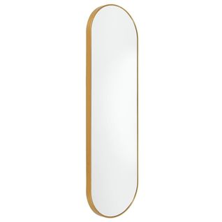 Miroir Doré Ovale 30x100 Cm - Hevia