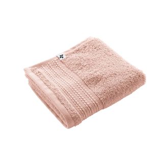 Serviette Invité 30x50cm En Coton Bio Coloris Rose Poudré - Emma