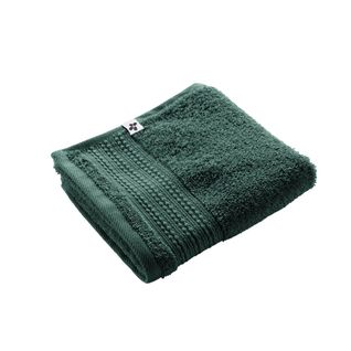 Serviette Invité 30x50cm En Coton Bio Coloris Emeraude - Emma