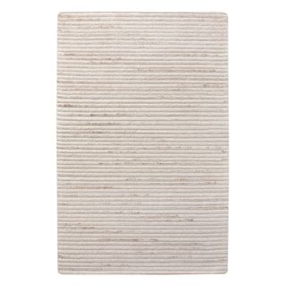 Tapis Laine Et Coton Touffeté à La Main 160x230 Cm Beige - Malag