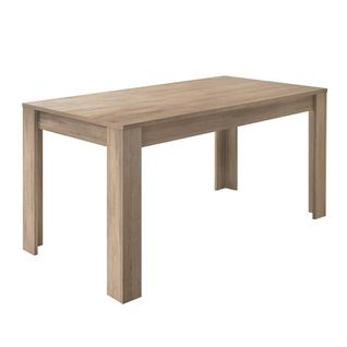 Table Repas Extensible Plateau Et Pieds Aspect Bois Cadiz - Cadiz