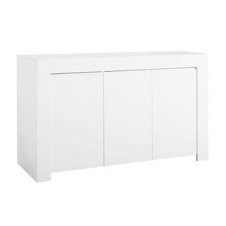 Buffet 3 Portes Blanc Finition Mat - Firmin