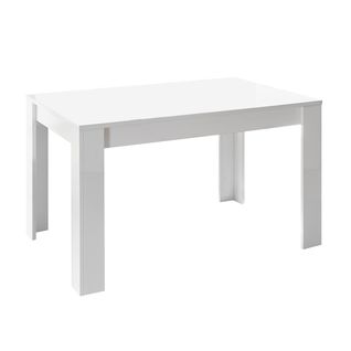 Table Repas Extensible Blanc Finition Mat - Westy