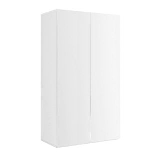 Meuble à Chaussures 2 Portes 4 Étagères Laqué Blanc - Maheline