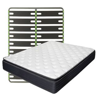 Pack Matelas   140 X 190 Cm Avec Cadre à Lattes