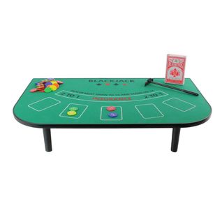 Mini Table De Blackjack Avec Accessoires De Jeu - Lucky