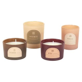 Coffret 4 Bougies Parfumées Senteurs Naturelles - Molly