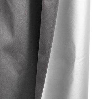 Rideau Thermique Isolant Occultant 135x240cm Gris - Moksi