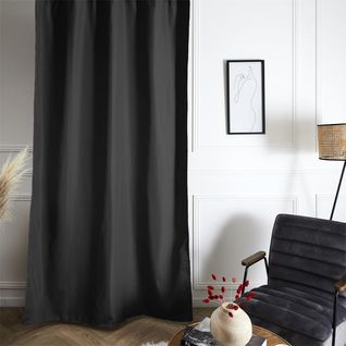 Rideau Isolant Polaire 135x240cm Noir - Kloop