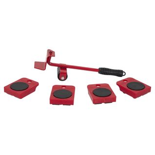 Kit De Déplacement Pour Mobilier 150kg Avec Levier + 4 Patins Roulants - Moving