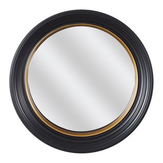 Miroir Convexe Rond Noir Et Or Ø40,5cm - Hubble