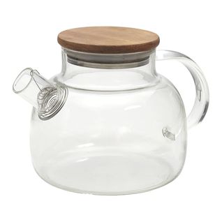 Théière 90cl En Verre Et Acacia Massif Avec Filtre - Tissa