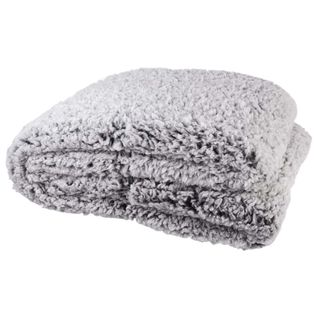 Plaid Ultra Doux 120x150cm Sherpa Gris - Floki
