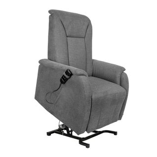 Fauteuil Relax Releveur Tissu Polyester Traité Hydrophobe Gris - Narvik