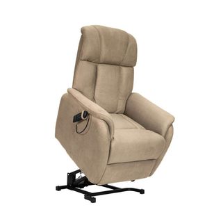 Fauteuil Relax Releveur Tissu Polyester Beige - Spazio