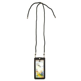 Pochette Bandoulière Face Transparente Tactile Pour Smartphone -