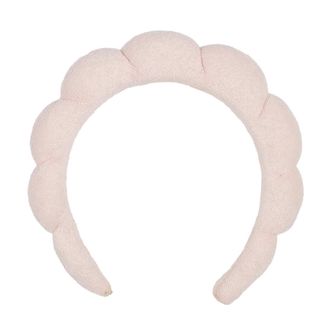 Serre-tête En Microfibre Rose Poudré -