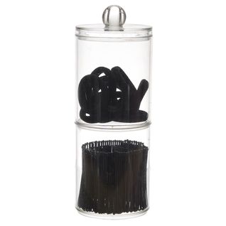 Duo De Boites Avec Accessoirs Cheveux Élastiques Et Pinces Plates -