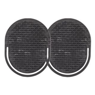 2 Brosses à Cheveux Compacte Sans Manche -