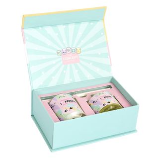 Coffret 1 Bougie Et Un Diffuseur D'ambiance Kawaii Parfums Guimauve Et Vanille -