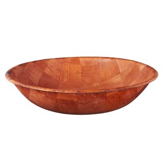 Saladier En Bois De Peuplier Marron (ø45 Cm) -