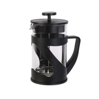 Cafetière à Piston 80cl En Verre Et Plastique Noir Pour 7 Tasses -