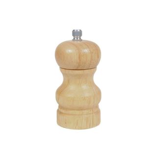 Moulin à Sel Et Poivre En Bois 25 Ml Avec Broyeur En Céramique Réglable -