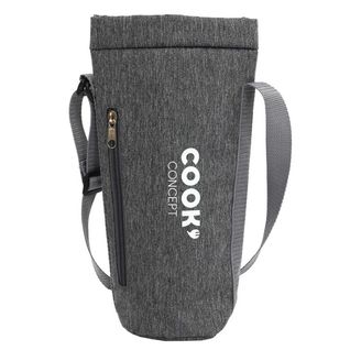 Sac Bouteille Isotherme Gris En Polyester De 1,5l -