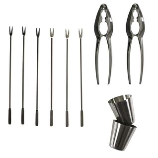 Coffret à Crustacés 10 Pièces En Acier Inoxydable -