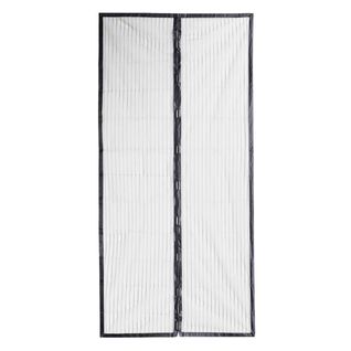 Moustiquaire Pour Porte Magnétique 200x100 Cm Noire -
