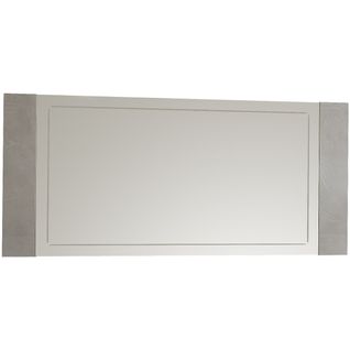Miroir Avec Contour Finition Béton Laqué - Brise