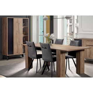 Ensemble Argentier + Table Allongeable 180-230cm - Carson