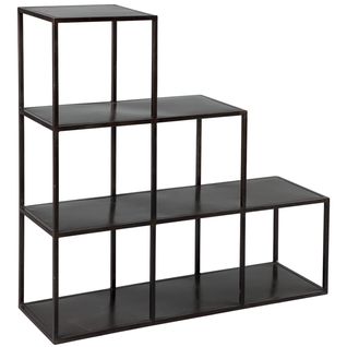 Etagère De Rangement En Acier Noir Vieilli - Ruben