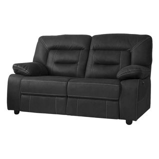 Canapé Relax Electrique 2 Places Gris Foncé - Almeria