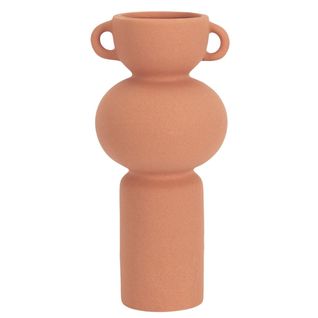 Vase Anse Céramique Terracotta Artiste 25,5cm - Samir