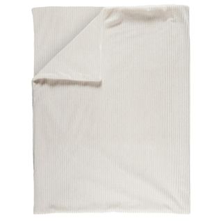 Plaid 120x150cm Côtelée Flanelle, Confort Cosy Et Style Intemporel - Xiria