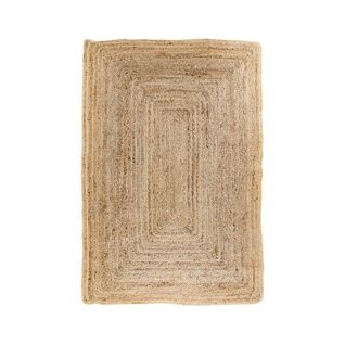 Tapis En Jute Tressée - Format Rectangulaire, Esprit Bohème Fez