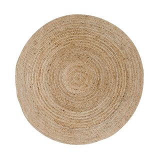 Tapis Rond En Jute Tressée Ø150 Cm - Style Bohème Et Nature Fez