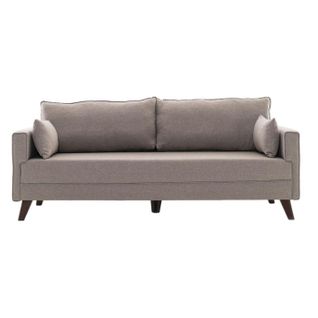 Canapé 3 Places Cappuccino - Dos Droit Split