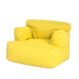 Pouf XXL Extérieur Avec Accoudoirs - Jaune Arta
