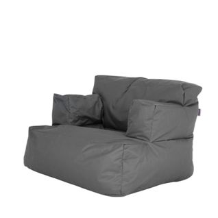 Pouf XXL Extérieur Avec Accoudoirs - Gris Arta