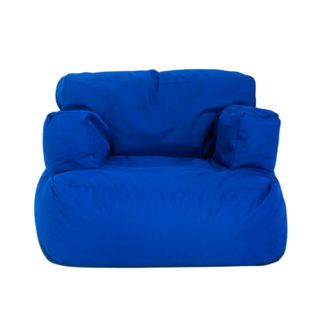 Pouf XXL Extérieur Avec Accoudoirs - Bleu Arta