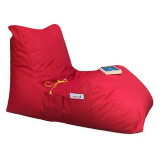 Pouf Bain De Soleil XXL Imperméable – Rouge Arta