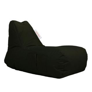 Grand Pouf Extérieur Imperméable Noir - Avec Poches Arta