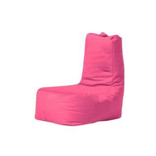 Pouf Poire Extérieur Rose Avec Poches Latérales Arta