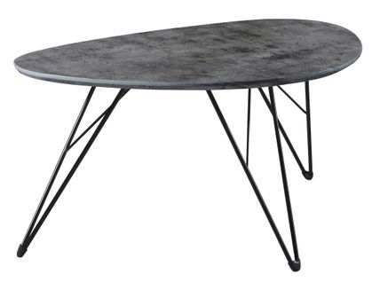 Table D'appoint Grise Effet Béton Gm Helsinki