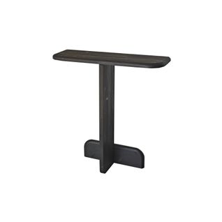 Console D'entrée Design En Bois Grisé Sitia