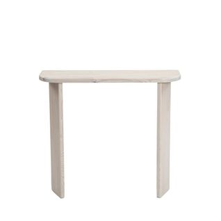 Console D'entrée Moderne En Bois Blanc Sitia