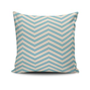 Coussin Bleu Motif Graphique Izmir