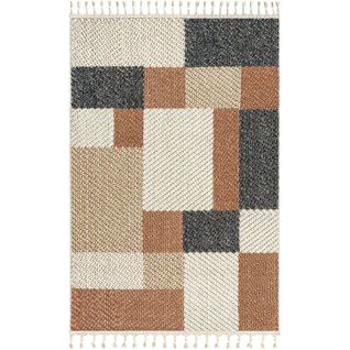 Tapis Terracotta – Motifs Carrés, 120x180 Cm Istanbul